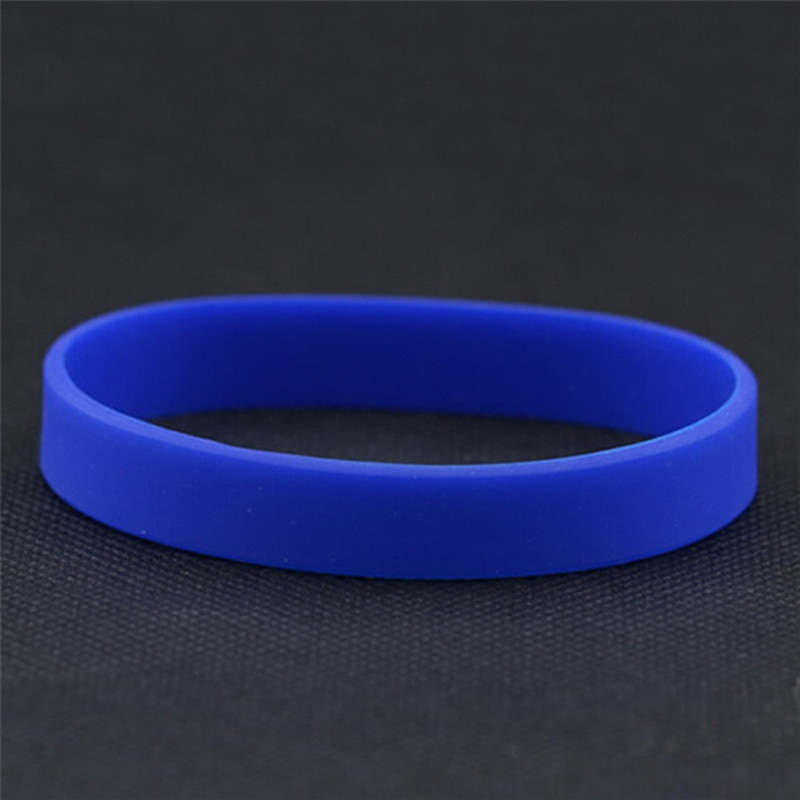 Pulsera de goma de silicona Flexible, pulsera deportiva informal, brazalete de silicona, pulsera de silicona para hombres y mujeres, joyería de silicona: 6