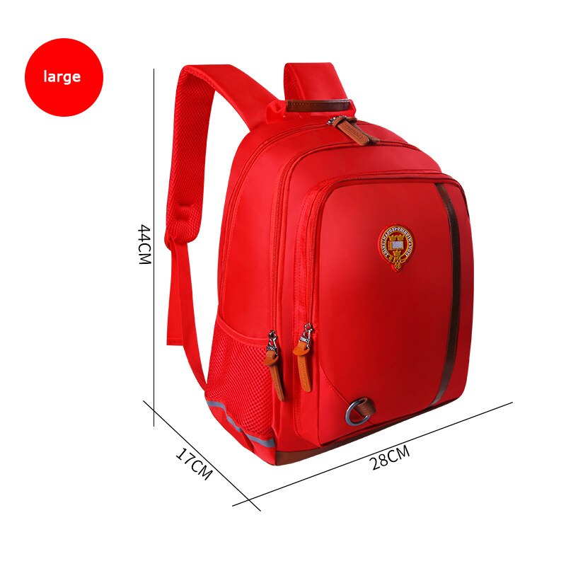 Girls Boys Cartoon Kids satchel backpacks schoolbags Primary school Backpack Waterproof Backpack Children School Bags sac enfant: large red