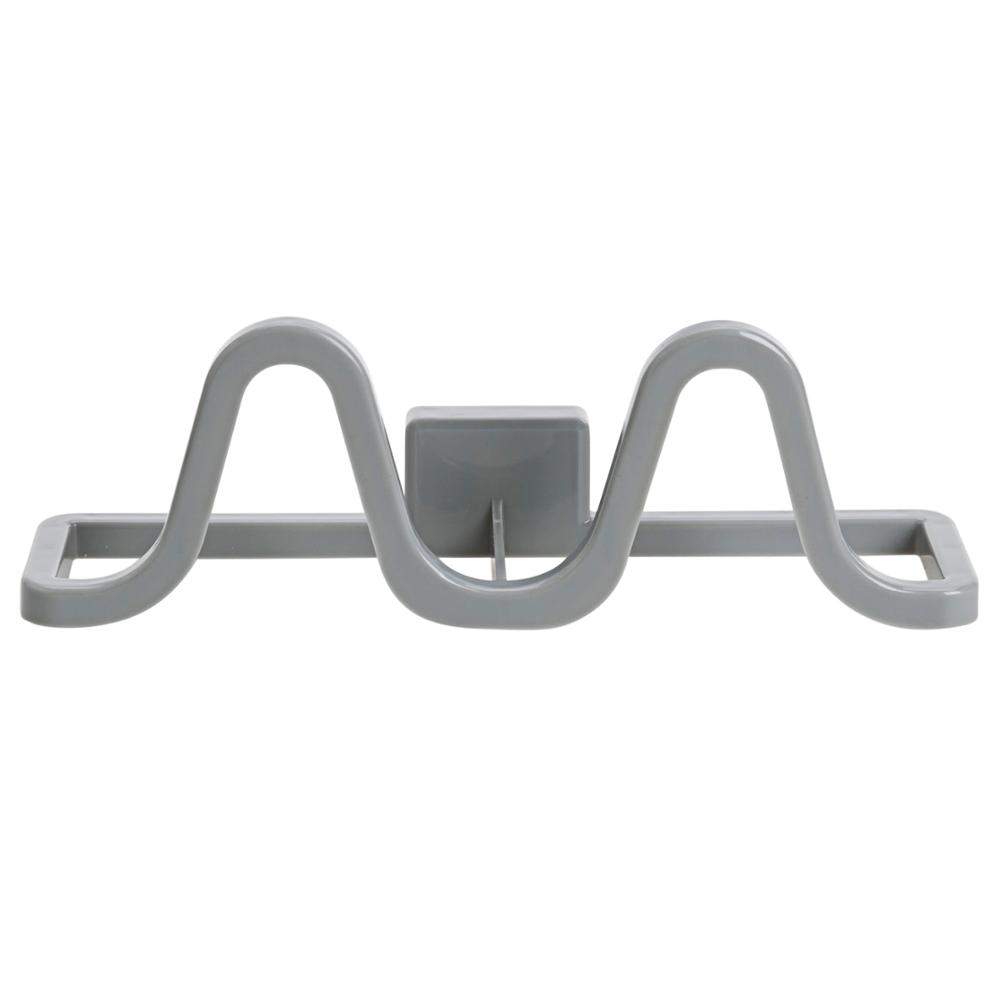 OTHERHOUSE naścienny stojak na buty uchwyt wiszący Organizer na obuwie wieszak kapcie ociekacz robić przechowywania półka Organizer łazienkowy: Szary kolor