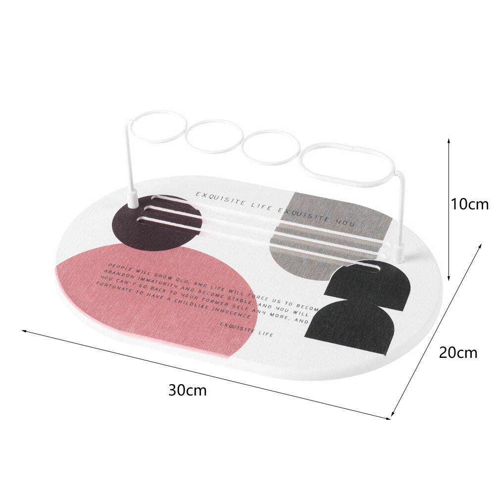 Diatom-soporte para cepillo de dientes eléctrico, estantería impermeable de diatomita para baño, almohadilla absorbente: A