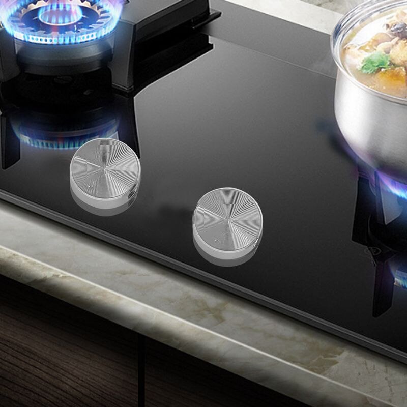 4Pcs Rotary Schakelaars Ronde Knop Gasfornuis Brander Oven Keuken Onderdelen Handvatten Voor Gasfornuis