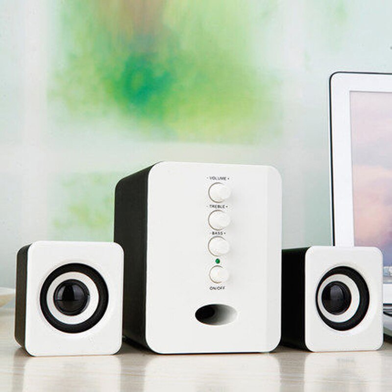 Usb Bedrade Combinatie Computer Speakers Bass Stereo Thuis Muziekspeler Multifunctionele Subwoofer Sound Box Voor Desktop Laptop