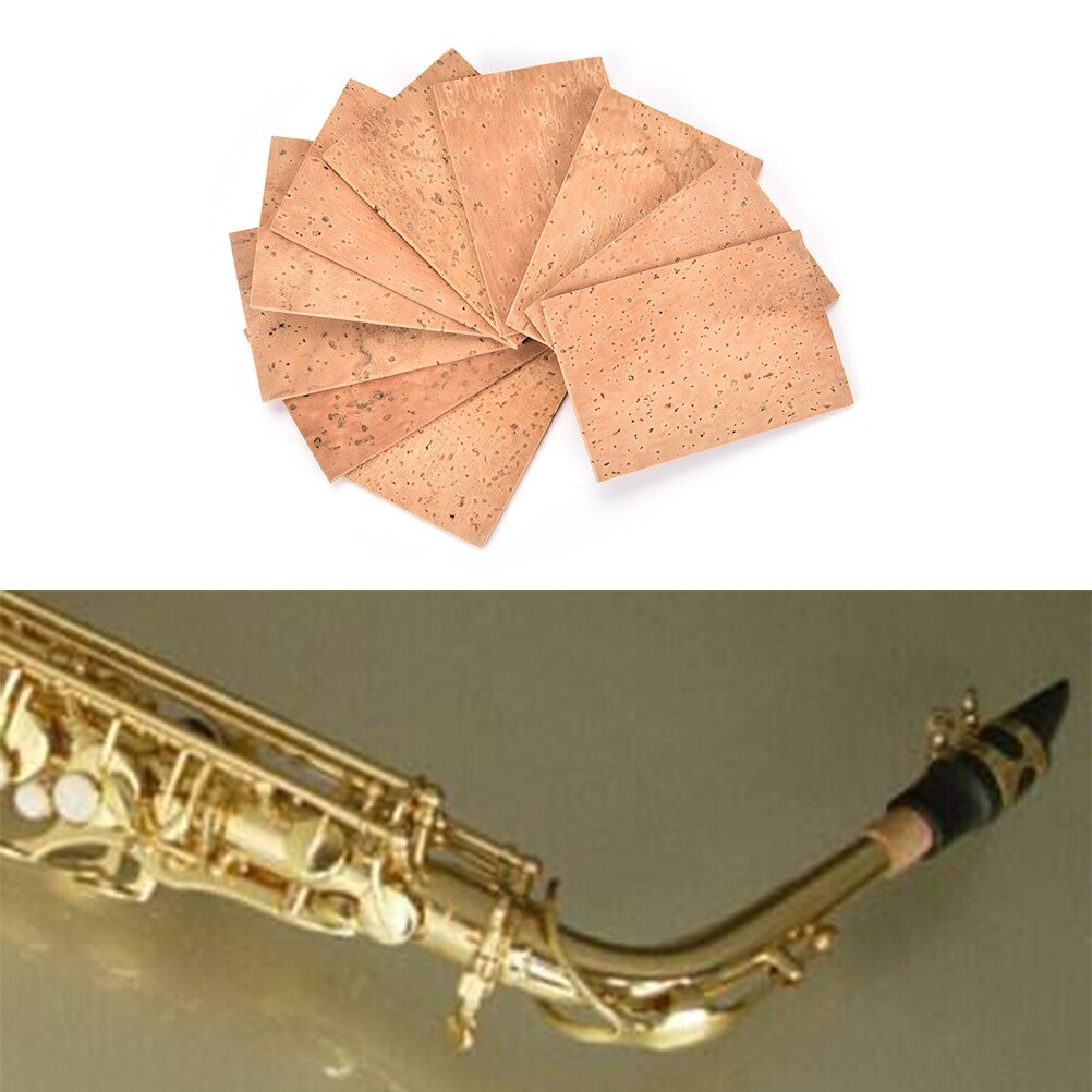 10 stücke saxophon korken sopran/tenor/alto neck kork saxophon teile zubehör