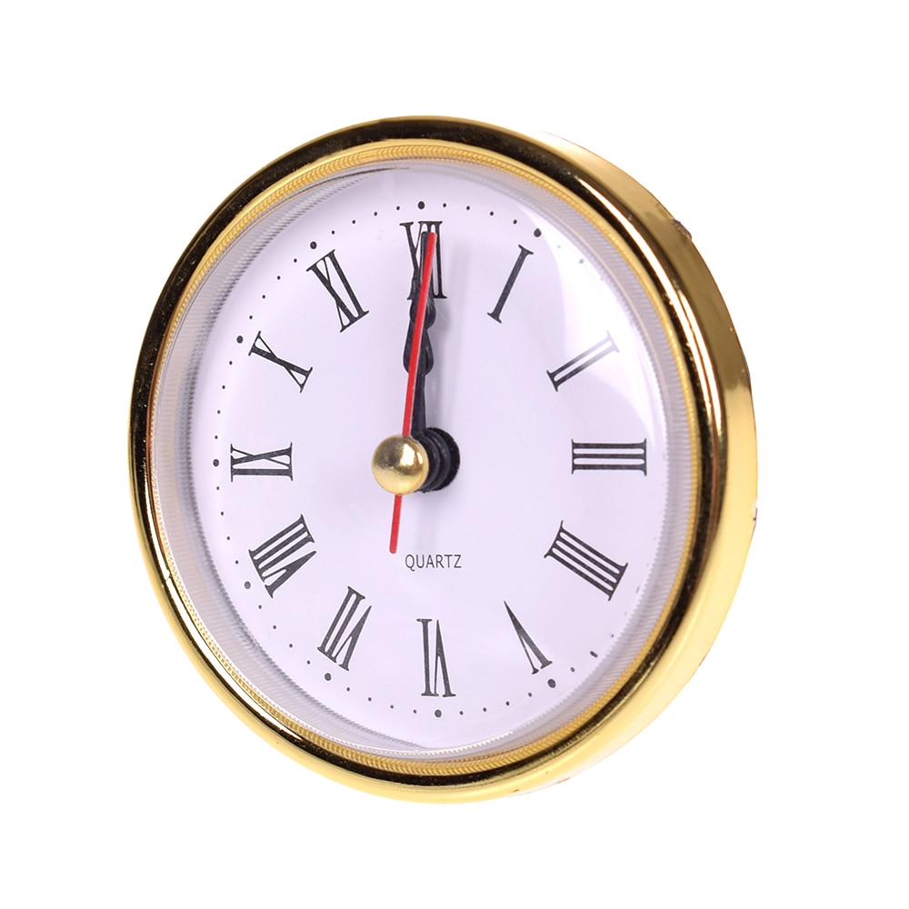 Classic Clock Craft Quartz Movement 2-1/2" (65mm) Round Clocks Head Insert Roman Number Roman Numerals Mayitr Clock Mechanism