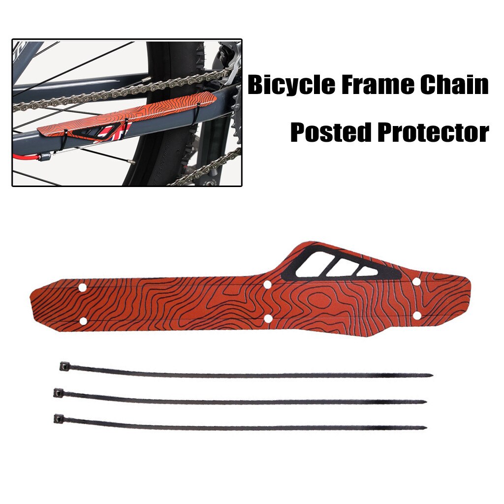 Fiets Frame Chain Geplaatst Protector Care Cover Guard Fietsen Zorgketen Geplaatst Guards Protector Mtb Bike Zorg Guard Covers L701: Red 
