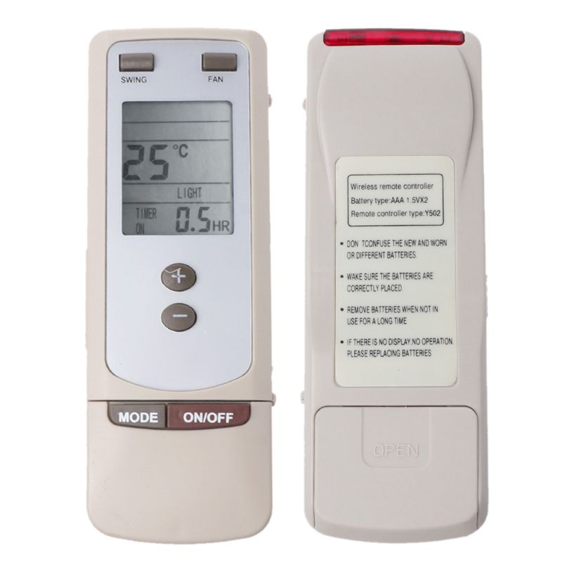 Stylish Air Conditioner Remote Control for GREE Y512 Y502 Replacement Universal