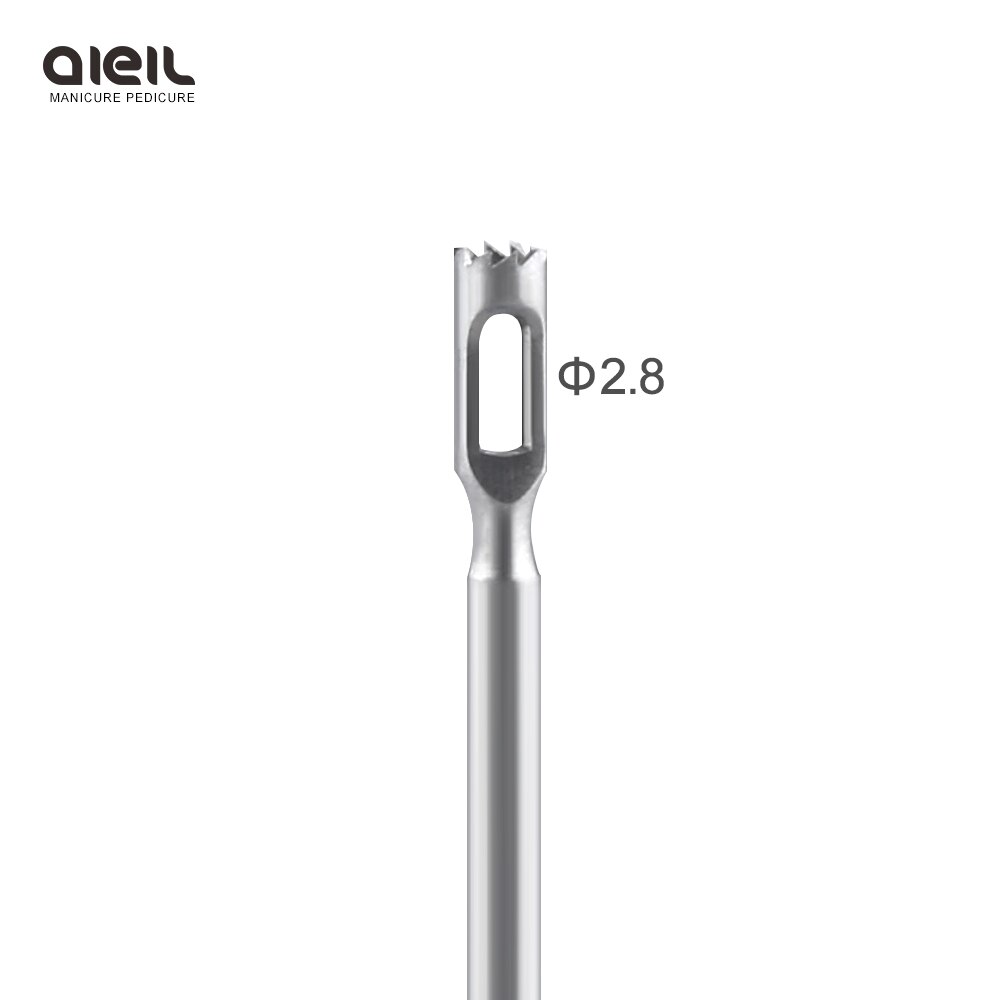 Pedicure Drill Bit Corn Remover Foot Callus Cuticle Cutter For Pedicure Drill Rotary Burr Bits For Pedicure Tools Accessories: 2.8mm