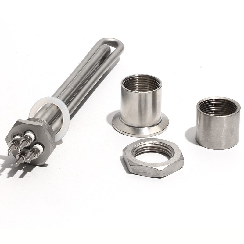 1" BSP Thread Boiler Steam Water Heater Immersion Heating Element Heating Element All 304SUS 240V 1.5KW/2.5KW/3.6KW/4.5KW