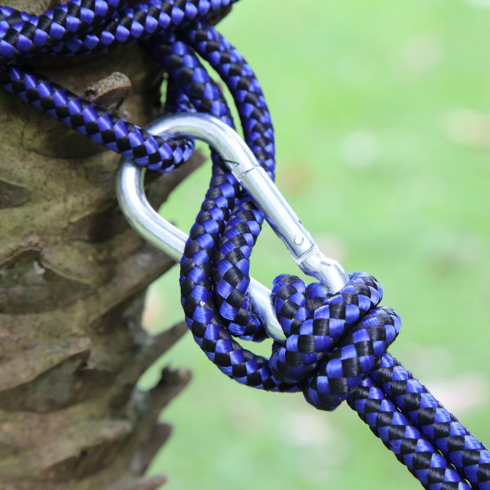 Portable Nylon Hammock Outdoor Furniture Travel Hammock Lightweight Camping Sleeping Hanging Bed 660 Pounds Max