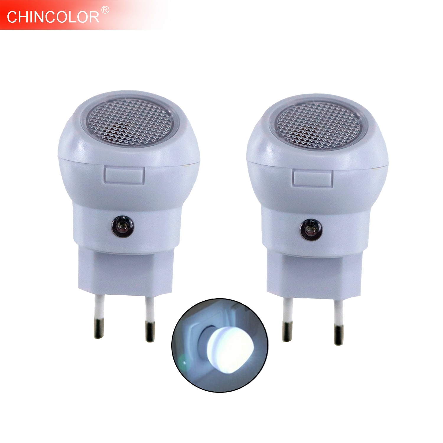 Light Sensor LED Night light 360 Degree Rotating lamp lighting Nightlight Bulb AU/EU/US/UK Plug for Baby Kid Bedroom JQ