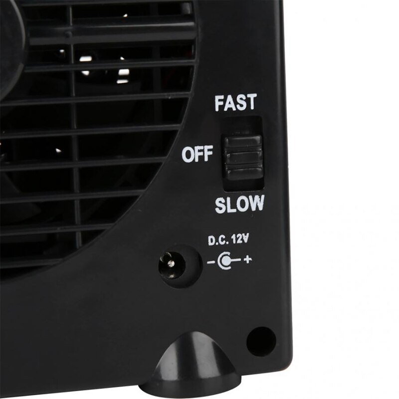 12V przenośny klimatyzator samochodowy wentylator mini wentylator wodny klimatyzator parowy na lód czarny