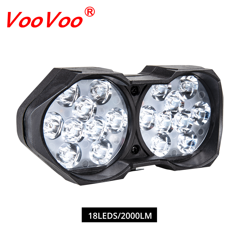 VooVoo Led Voertuig Accessoires voor Elektrische Motocycle Auto Koplamp werken Lamp 6500K Off Road Led Elektrische Fiets Accessoires