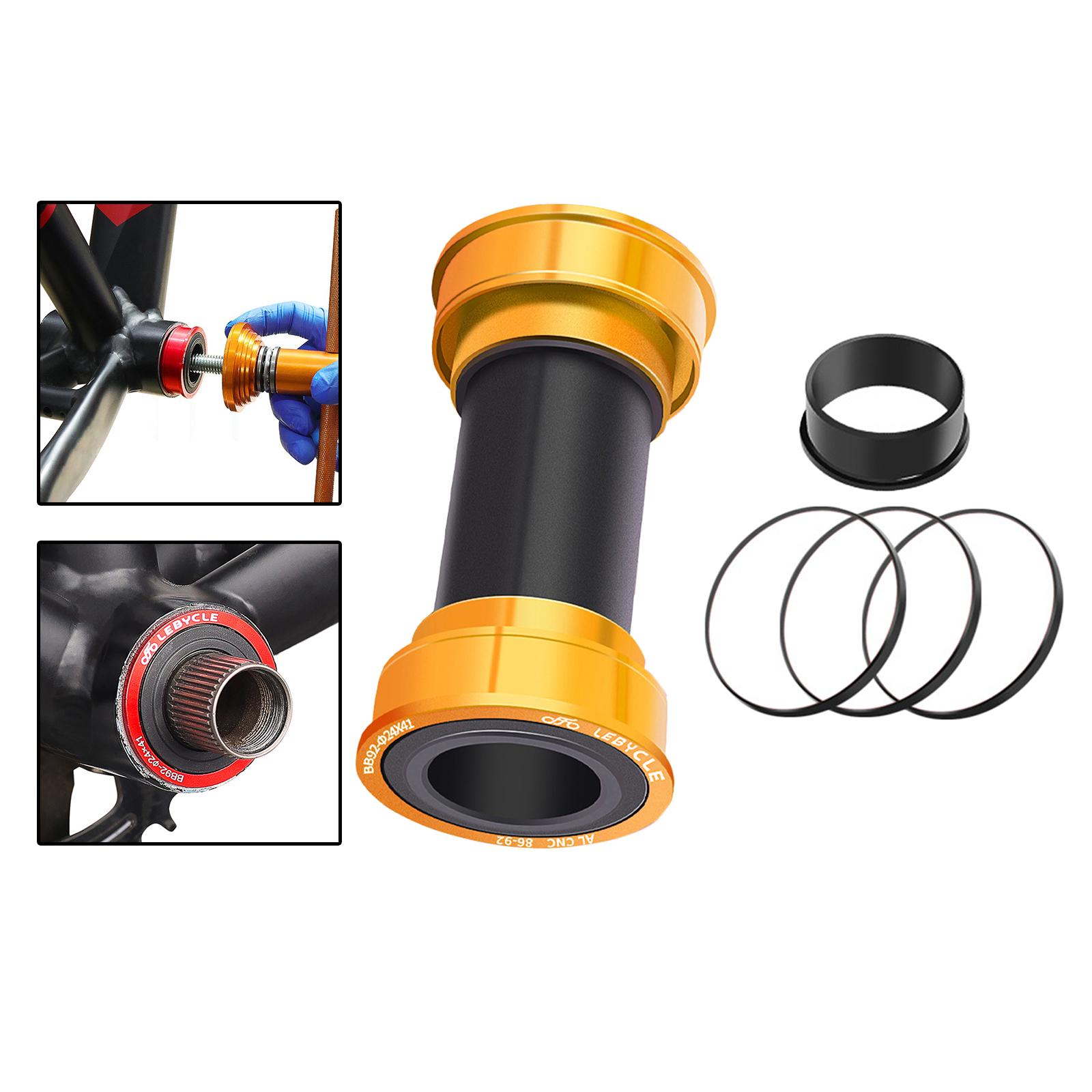 Lightweight Bike Bottom Bracket MTB Mountain Bike BB Replacement High Strength Steel Bearing Bottom Brackets Repairing Parts