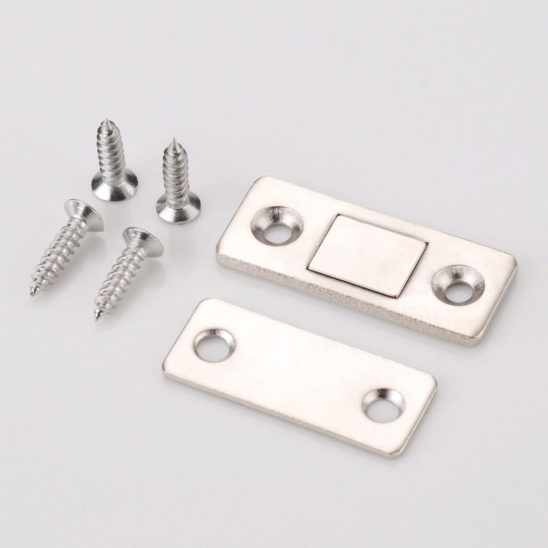 2 teile/satz Starke Tür Näihr Magnetische Tür Fangen verriegeln Tür Magnet für Möbel Schrank Schrank mit Schrauben Ultra Dünne