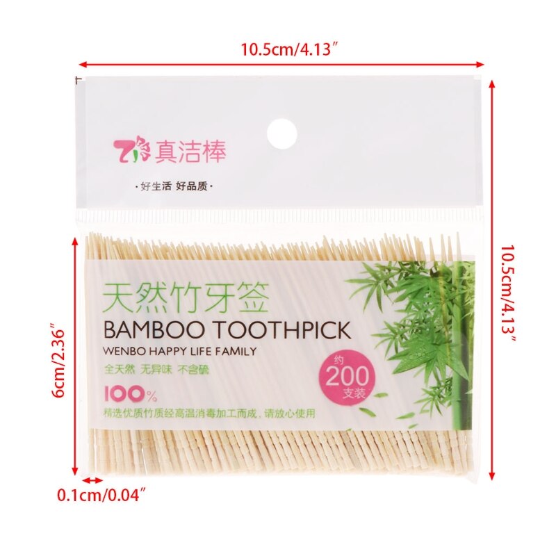 Wood Wooden Appetizer Toothpicks Picks for Cheese & Fruit Snacks 896D