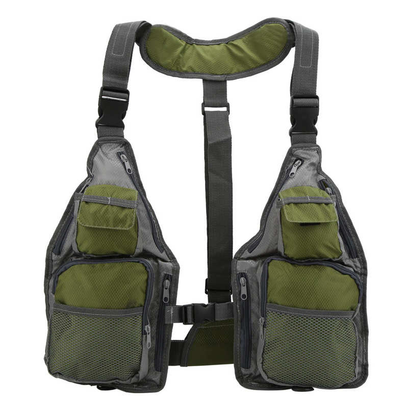Vissen Vest Vissen Vest Scheurbestendig Voor Vissen Voor Outdoor Activiteiten: green