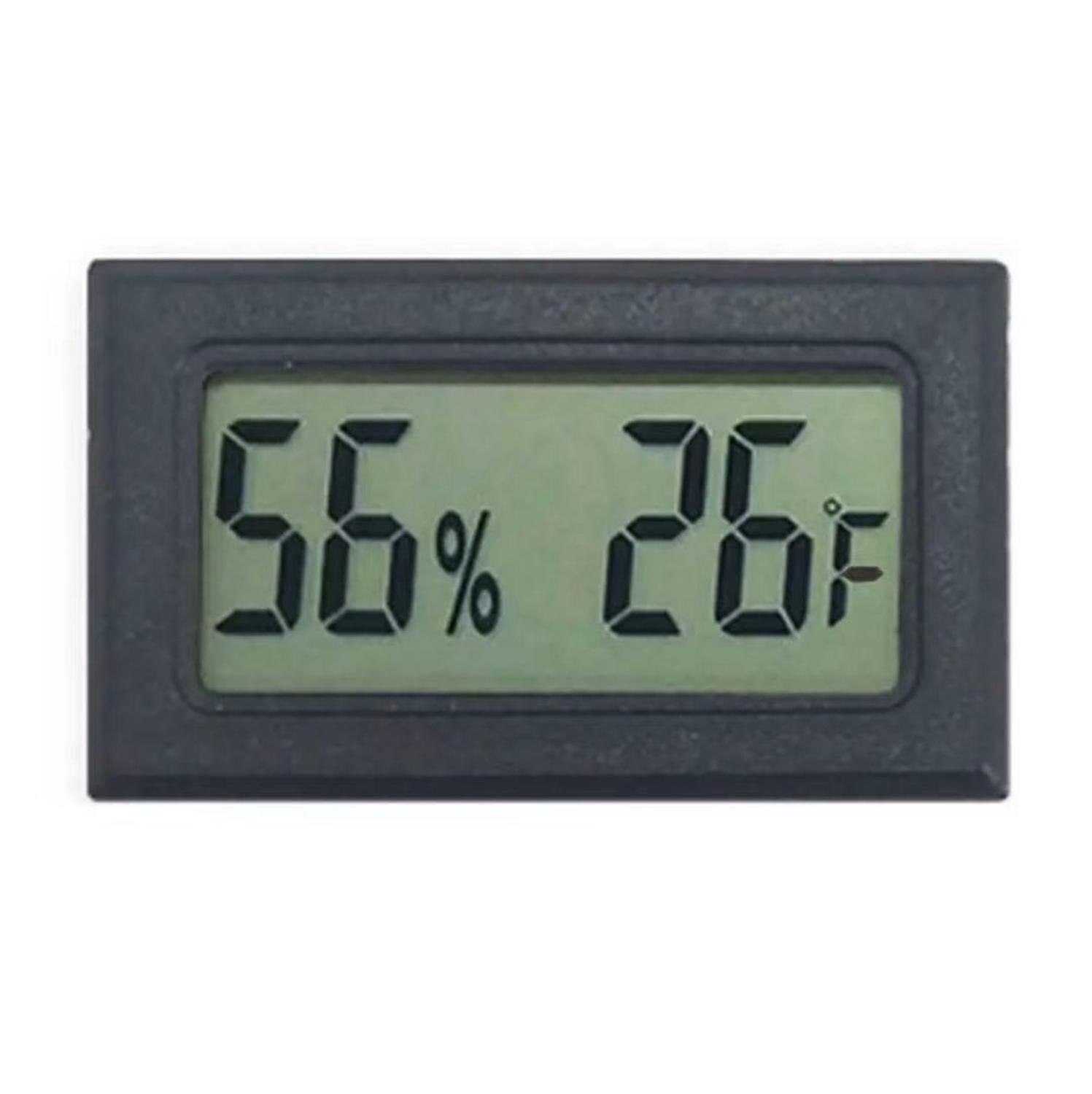 1Pc Mini Indoor Digital LCD Temperature Sensor Humidity Meter Thermometer Hygrometer Gauge Fridge Thermometers: D