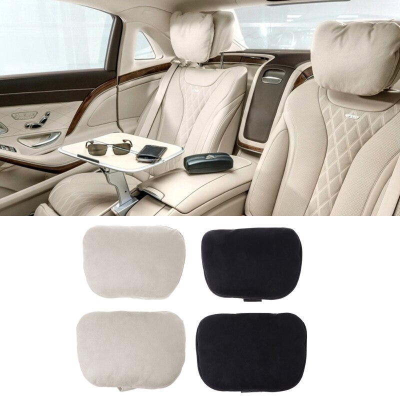 2 Pcs Universele Auto Hoofdsteun Maybach S Klasse Ultra Zachte Nekkussen 2 Kleuren Interieur Accessoires qyh