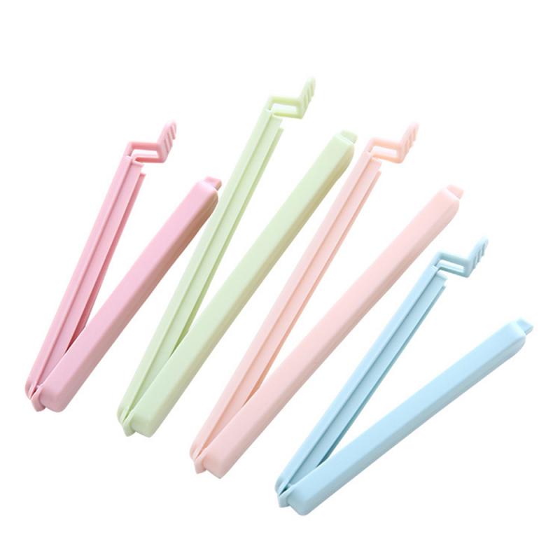 Plain Color Sealing Clip 5 Pack Food Preservation Sealing Clip Small Plastic Bag Snack Bag Sealing Clip