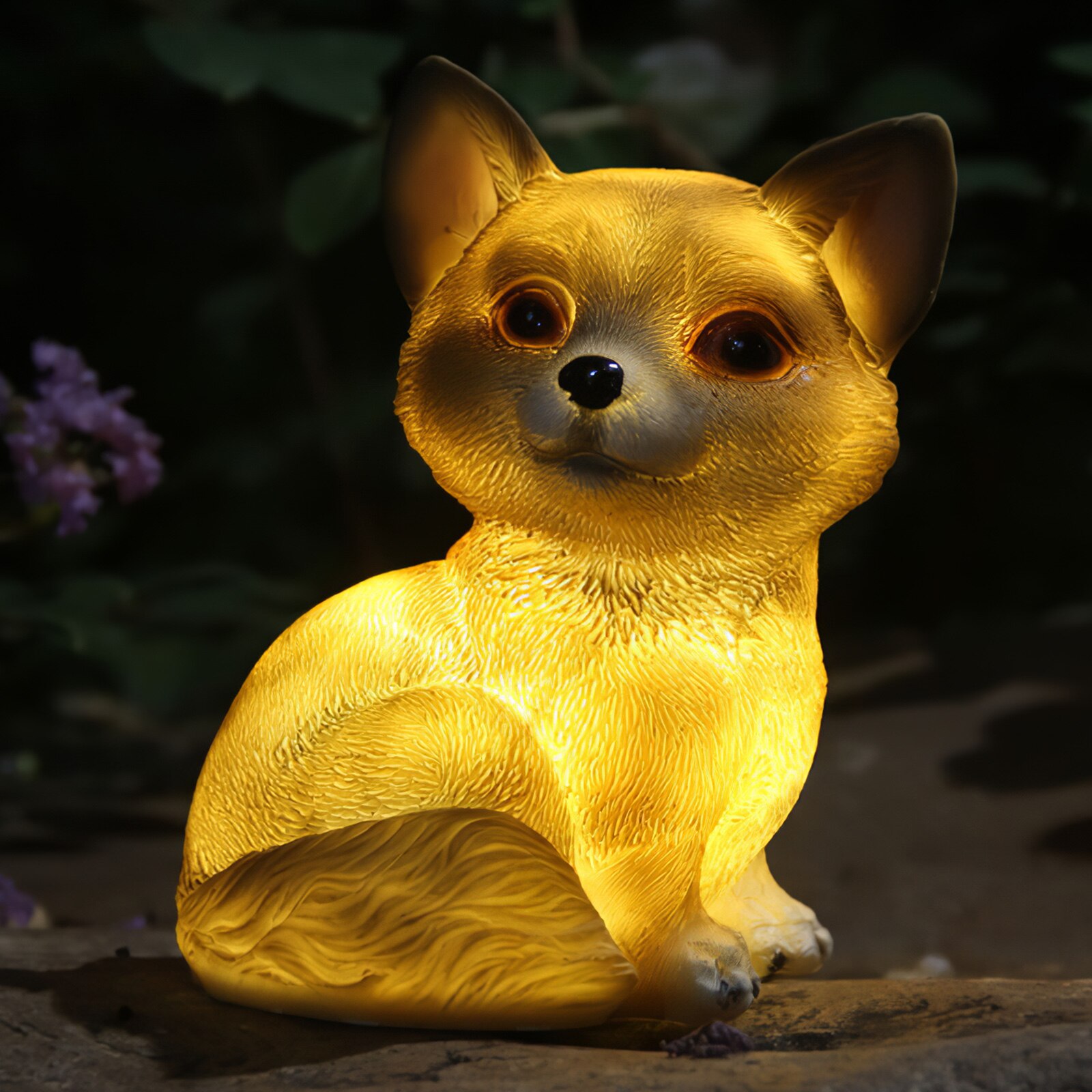 Luci da giardino solari impermeabili ornamento per cani lampada solare lampada da esterno a LED luce a risparmio energetico luce notturna portatile decorazione da giardino