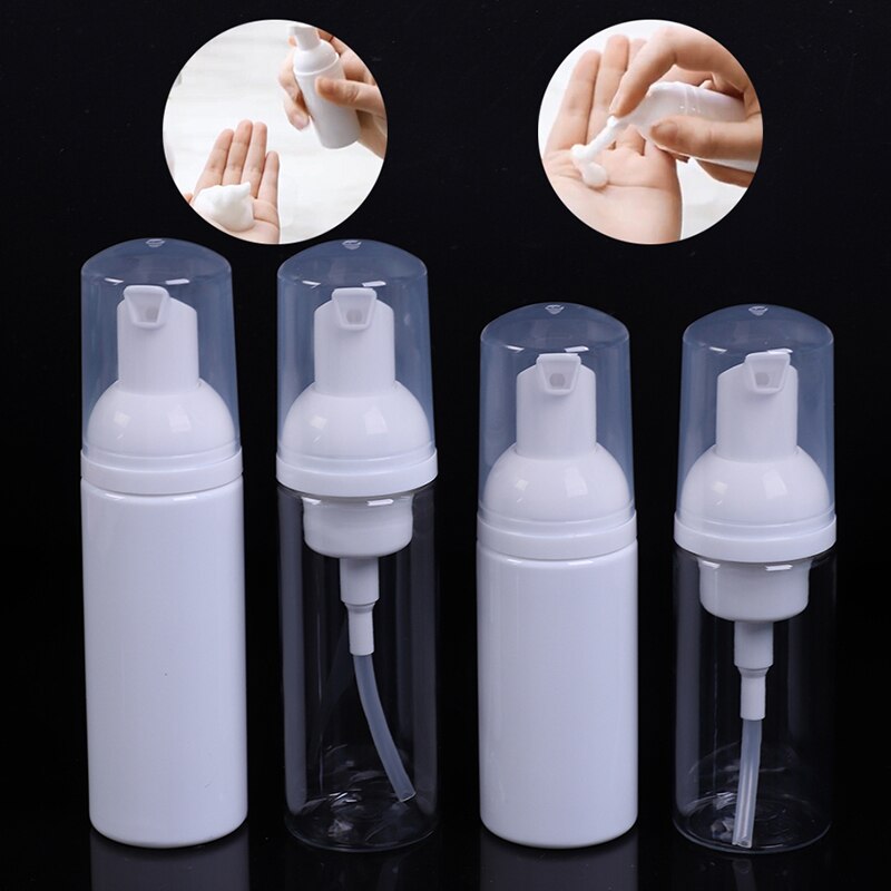 50ml/60ml dispenser tvål skum skumpump flaska resa plast bärbar praktisk flaska tom skum flaska 1pc