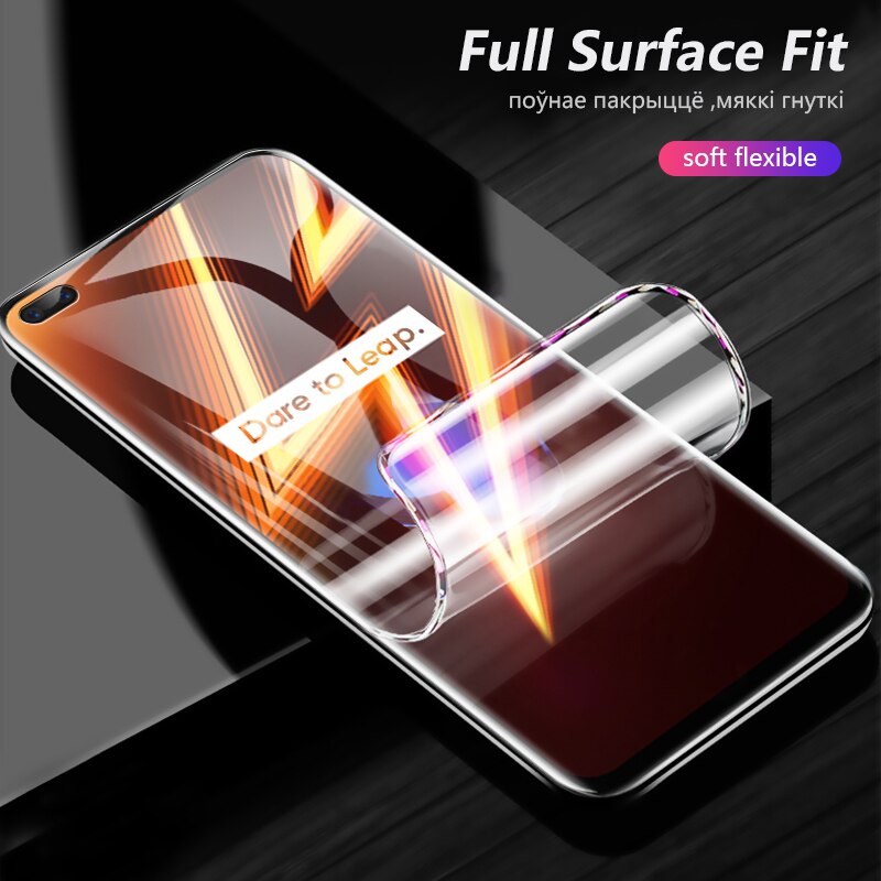 Front Hydrogel Film Screen Protector For Realme 7 6 5 Pro HD Protective Film V5 X2 X50 X7 Pro C3 C11 C12 C15 Not Glass