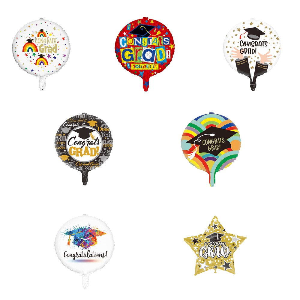 Graduation Balloon Graduation 2022 Helium Foil Balloon Congratulation Graduation High School Graduation Party Decorations: Laser