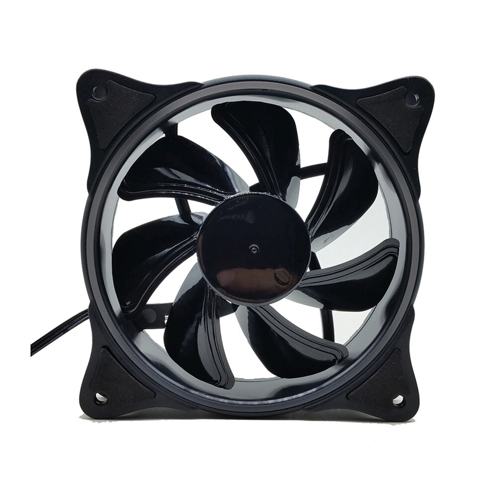 Computer PC Desktop Fan Cooler Three-Aperture Chassis 12cm Silent Fan 12V Power Supply Cooling Fan PC Accessories