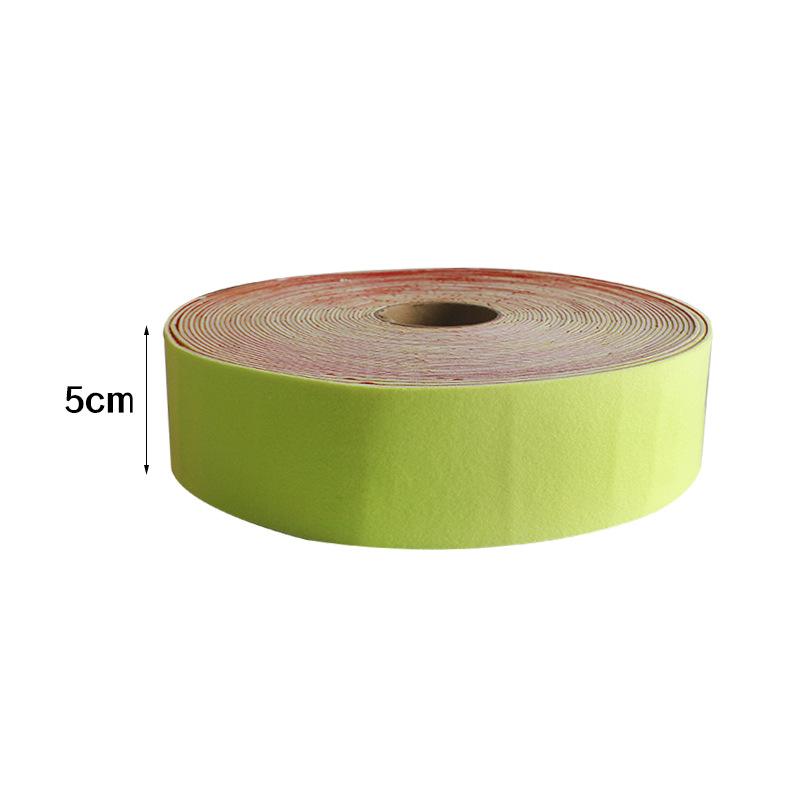 Tofar 15m 3 Schichten Stoff Filz Stoff kante für Fenster tönung Rakel Vinyl Auto verpackung kein Kratzer selbst klebendes Schutz puffer band: YELLOW