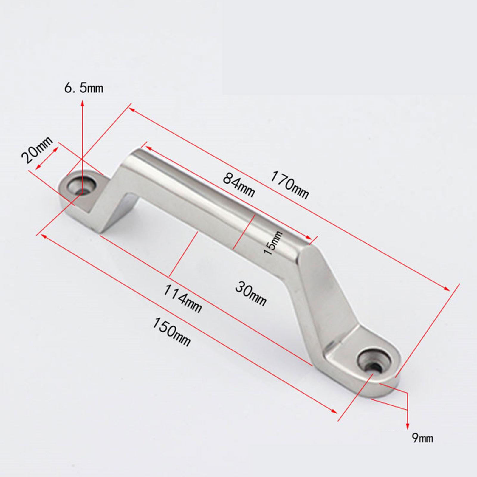 Boat Grab Handle Heavy Duty Easy to Install Boat Handrail Marine Hand Rail Grab for Bathroom Trailers Motorhome Campers RV