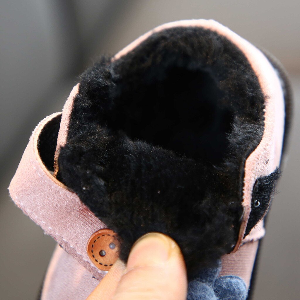Kinderen Kid Baby Meisjes Laarzen Animal Prints Enkel Sport Korte Laarsjes Casual Bloem Katoenen Warme Schoenen Laarzen Meisjes Winter