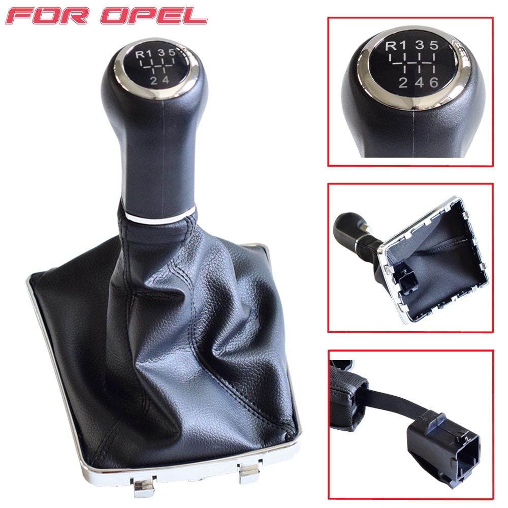 For OPEL ASTRA III H 1.6 VAUXHALL 2004 2005 2006 2007 Car Styling Gear Shift Knob Lever Gaiter Boot Cover Case