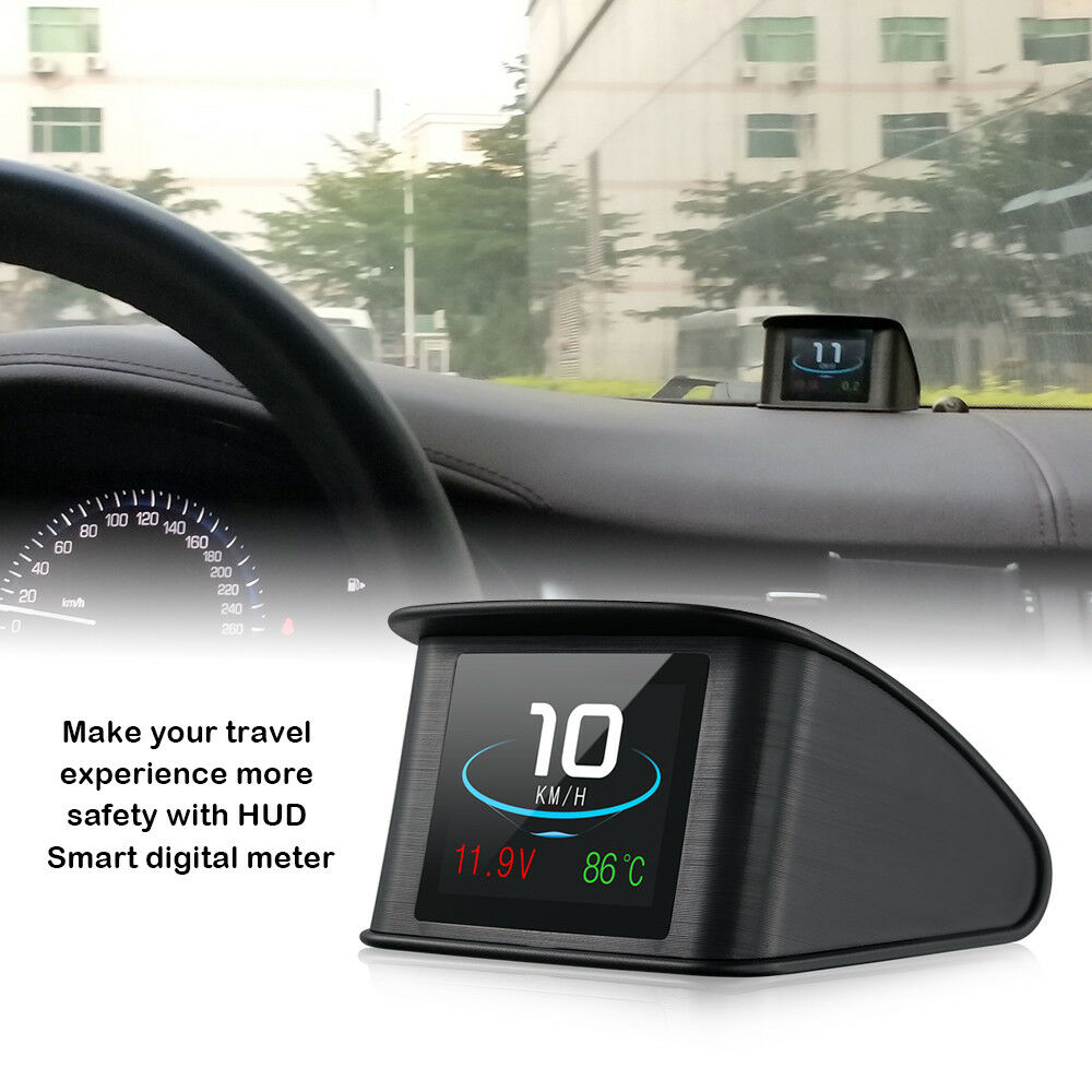 Auto Car HUD LED Heads Up Display OBD Scanner OBD2 Digital Speedometer Detector