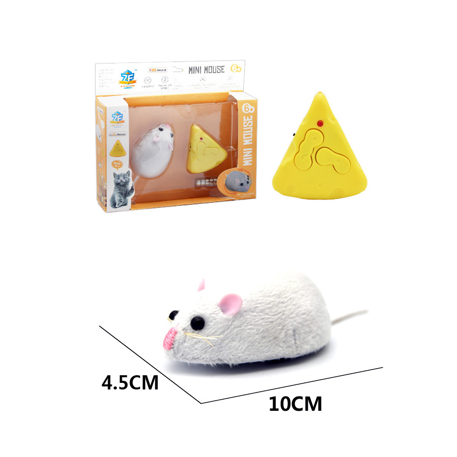 RC Animal Robot Antistress Insect Toys Infrared Simulation Spider Bee fly mantis Electric Toy for Children Prank Insects pet toy: mouse