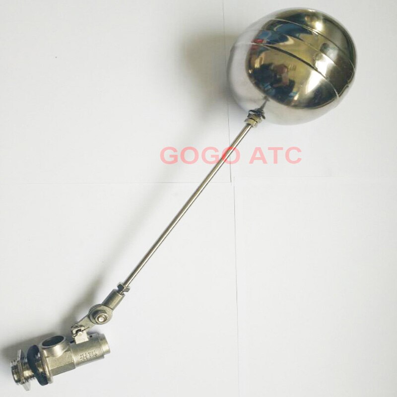 DN40 DN50 adjustable type stainless steel 304 Float ball valve water level control valve water tower float valve for water tank