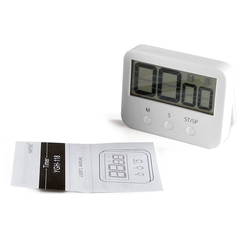 Lcd Digitale Grote Keuken Koken Timer Count-Down Up Klok Luid Alarm Magnetische