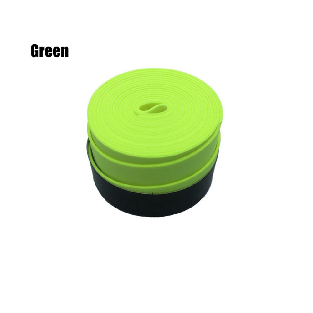 Bande Anti-transpiration à main plate givrée, 1/2 pièces, antidérapante, enveloppante, absorbe la sueur, poignées de pêche, accessoires de sport de raquette: Green / 2pcs