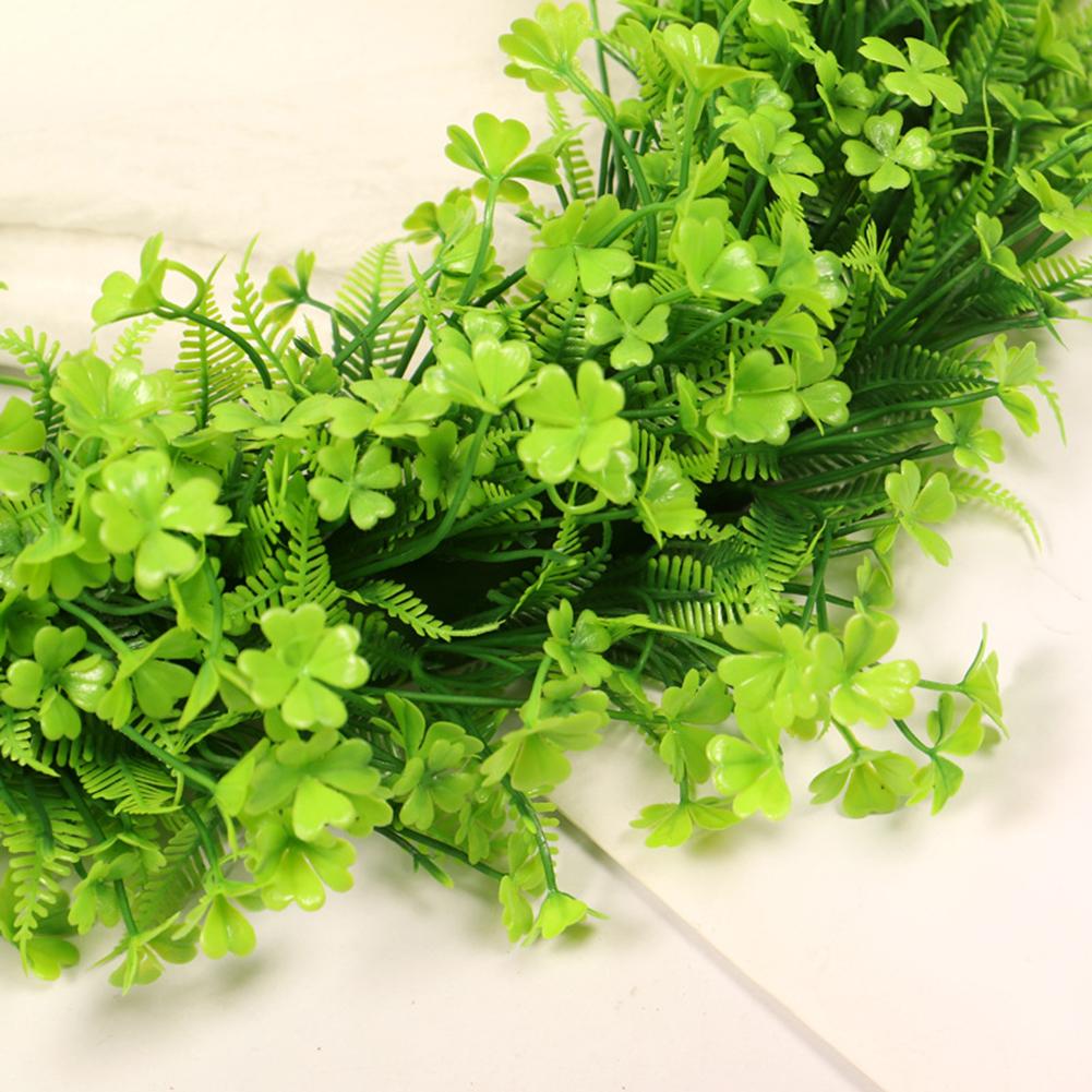 St Patrick S Day Shamrock Wreath Artificial L Vicedeal