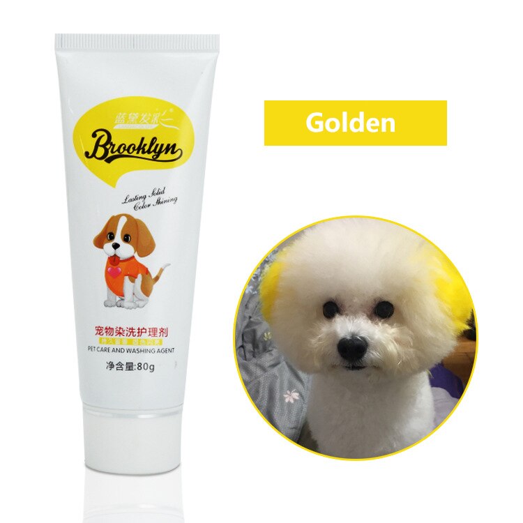 Agent de teinture pour animaux de compagnie chien chat animaux coloration des cheveux colorants teinture Pigment Agent chat de compagnie chien fournitures accessoires de teinture des cheveux: 14