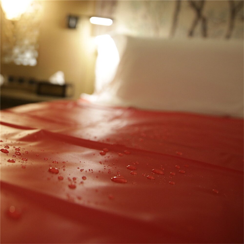 Bedding Sheet Waterproof PVC Adult Sexy Games Home Bedroom King Queen Size Bed Sheets Set