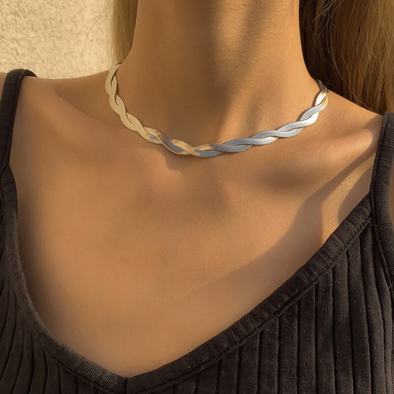 Punk Blade łańcuszek z krzyżykami Choker naszyjnik dla kobiet mężczyzn Fashion Party Hip Hop akcesoria na szyję biżuteria przyjaźni prezent Collier 2022