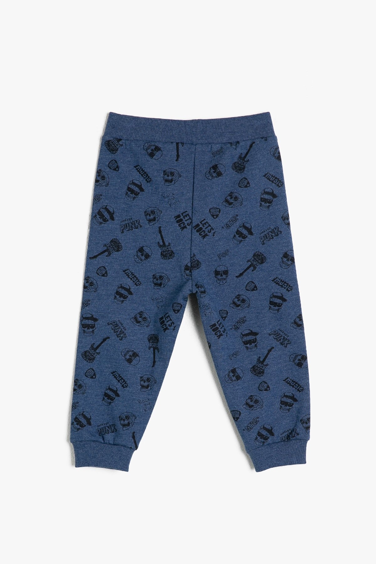 Algodão crianças bebê menina azul marinho sweatpants 0ymb46228ok