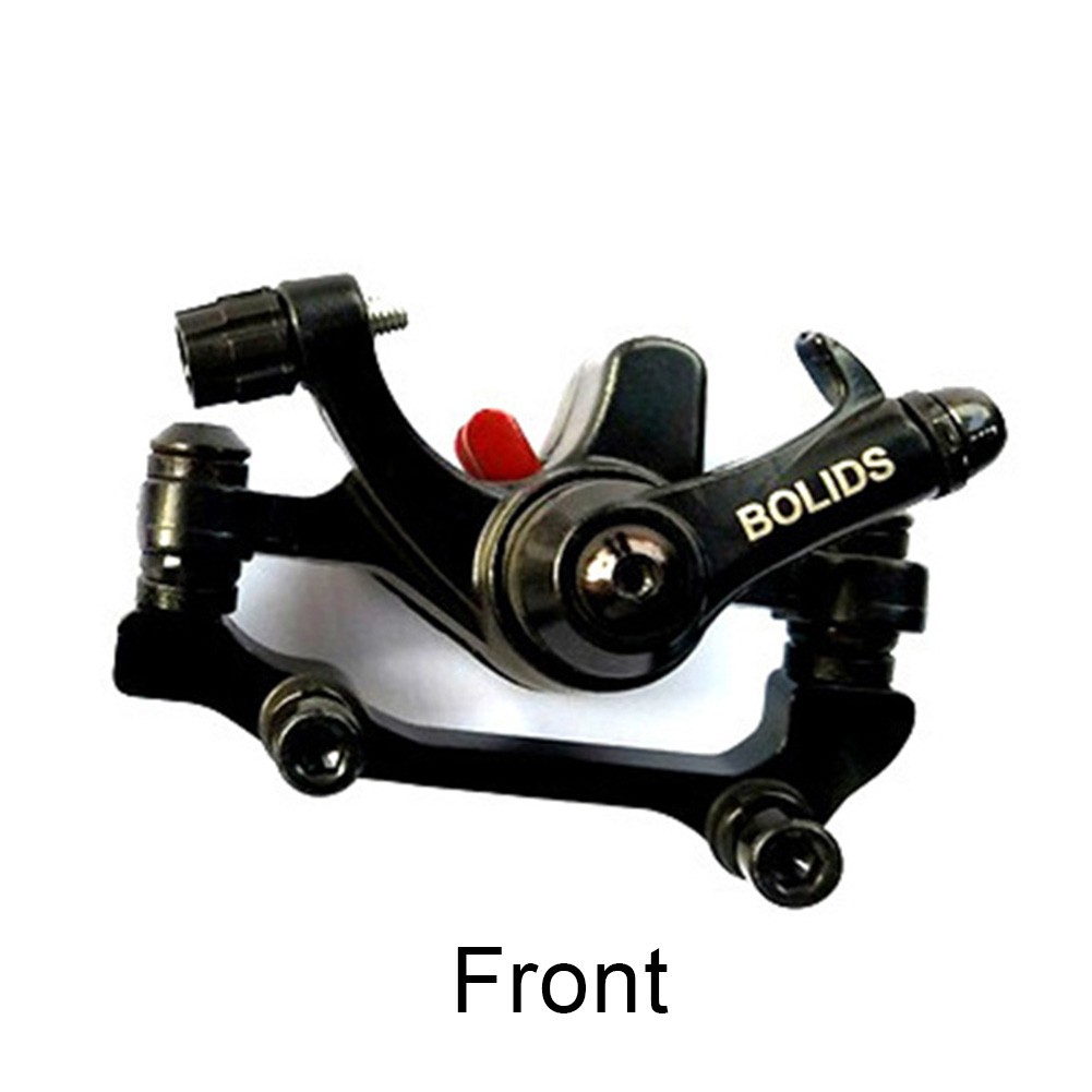 Freno de disco de bicicleta, pinza de freno de disco delantero y trasero, disco mecánico, aleación de aluminio, pinza de freno de disco, accesorios de freno MTB: Blanco
