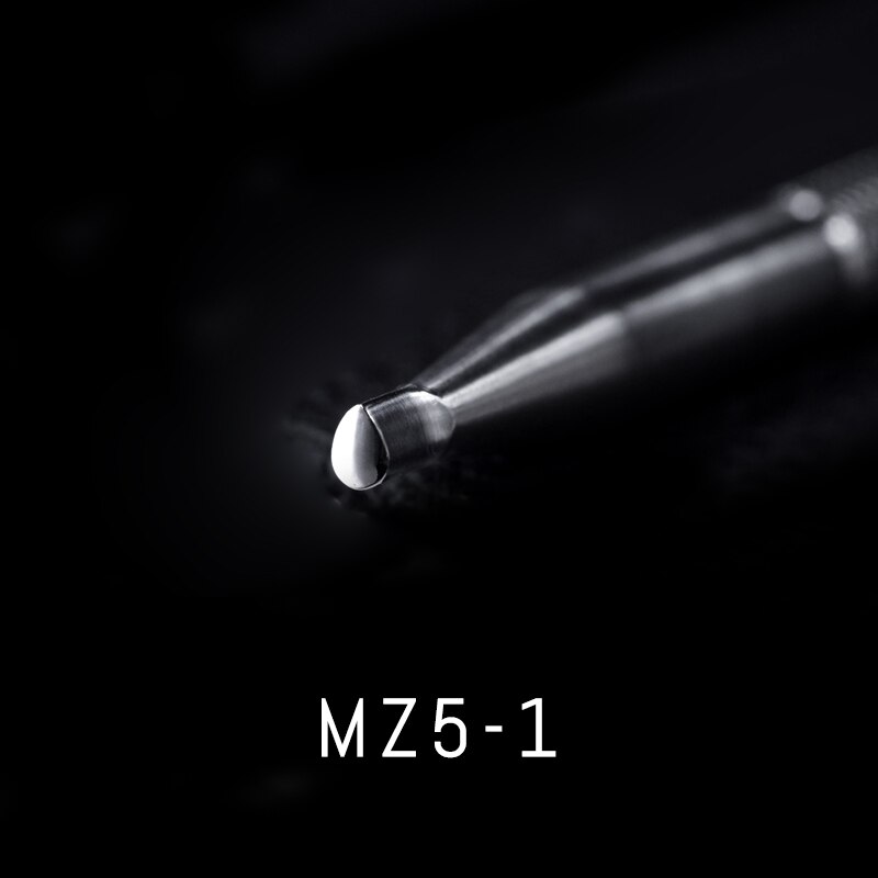 Sozo MZ5 Leer Werk Stempelen Tool Thumbprint Water Glad In Sheridan Zadel Maken Carving Stempel 304 Rvs: MZ5-1