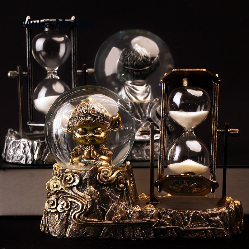 Personality Wooden Timer Sand Clock Retro Hourglass Time Hourglass