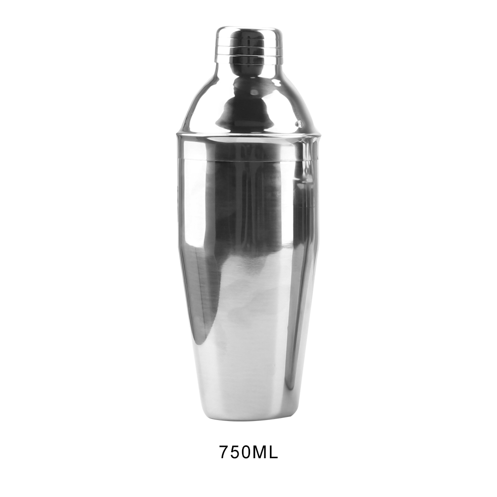 HOOMIN 1 PC 250/350/550/750 ml Rvs Cocktail Shaker Boston Martini Cocktail Wijn Mixer professionele Party Bar Gereedschap: 750ML