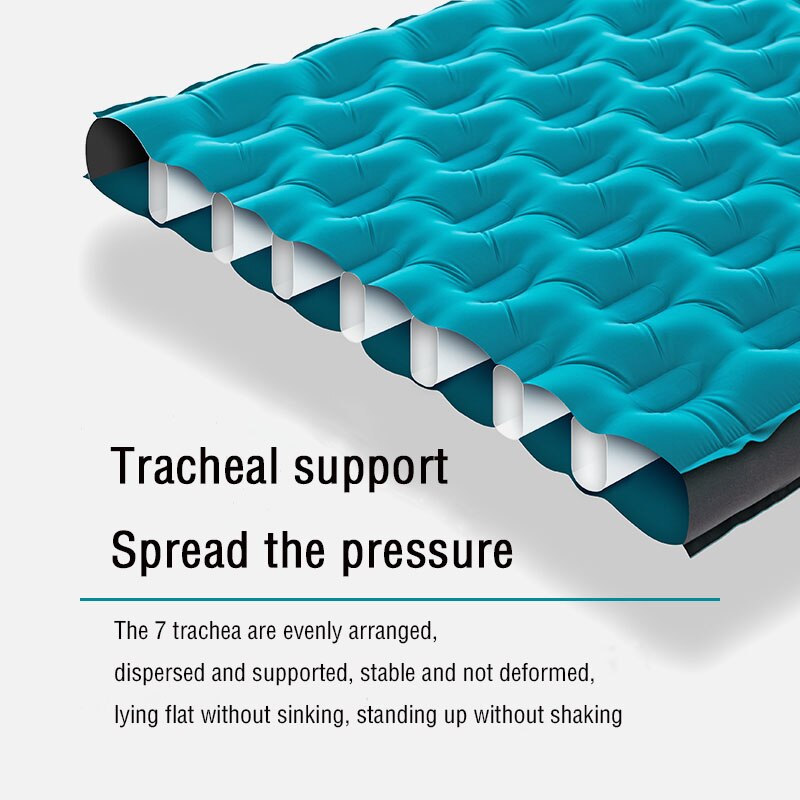 Naturehike Inflatable Mattress Ultralight Folding Bed Portable Single Camping Mat Sleeping Pad 3D Side Wall Inflatable Bed
