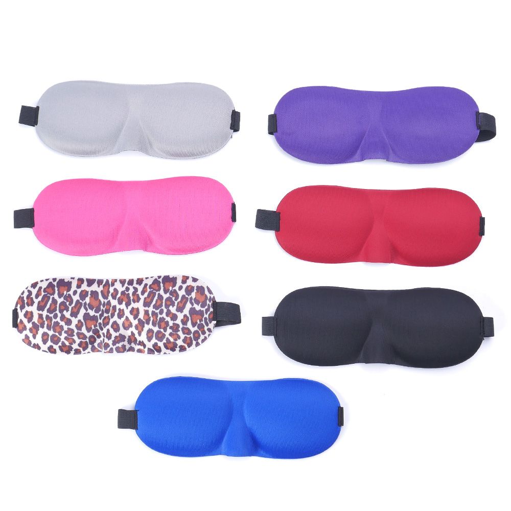 3D Reizen Slapen Oogmasker Traagschuim Gewatteerde Shade Cover Rest Sleep Eyepatch Blinddoek Shield Slaap Masker