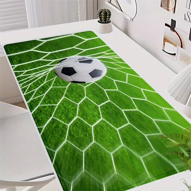 Football Themed Mouse Pad Anti-slip Rubber Base Desk Accessories Football Net Mat 40X90CM Pads Rectangular Shape Gaming Mousepad