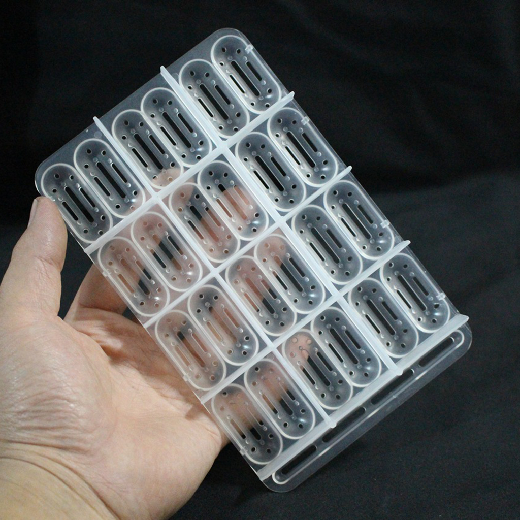 Reptile Incubator Egg Incubator Hatching Tray, Holds up To 24 Eggs, Portable Reptile Incubator for Small Reptiles